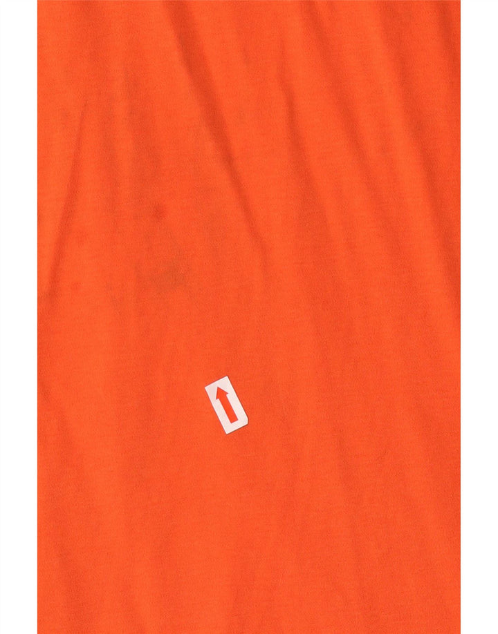 CALVIN KLEIN Mens Polo Shirt XL Orange Cotton