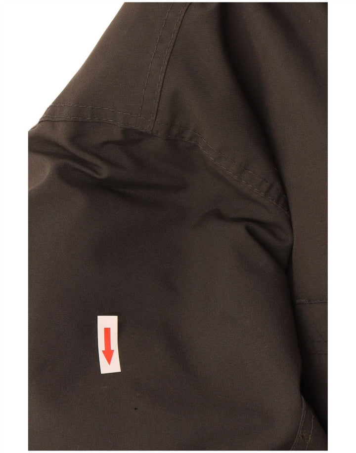 Quiksilver Herre Hooded Windbreaker Jacket UK 38 Medium Grey Polyester