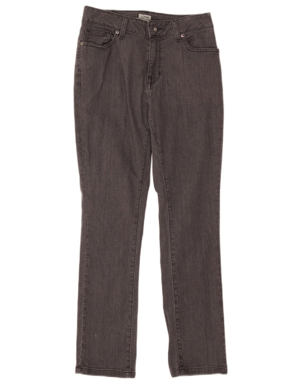 L.L.Bean Dame Classic Fit Slim Jeans UK 4 XS W24 L28 Grå Bomuld
