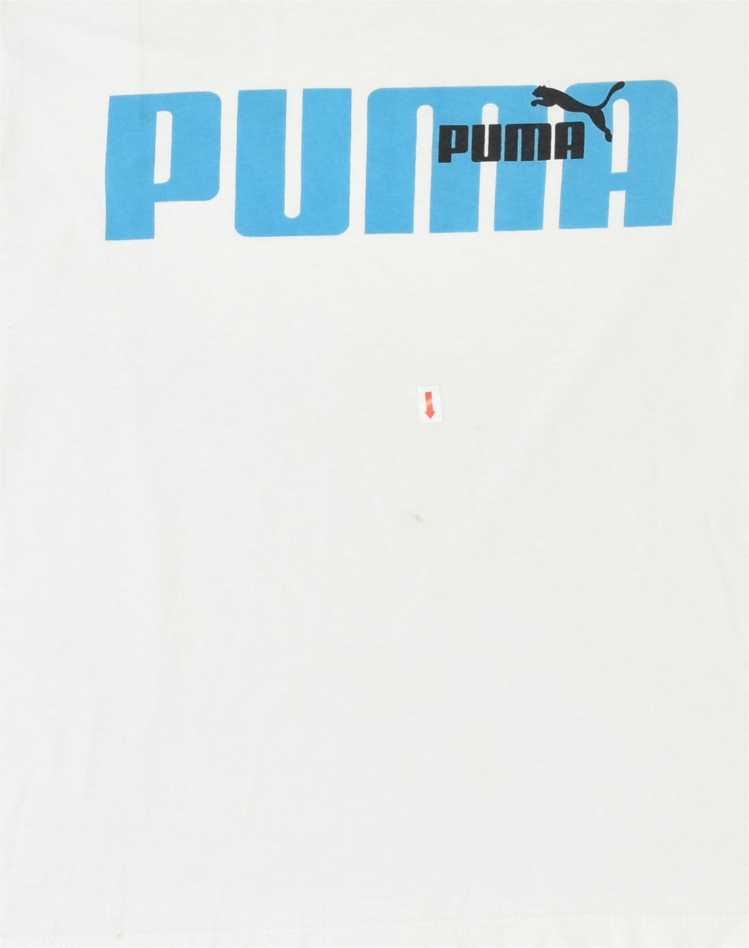 PUMA Boys Graphic T-Shirt Top 13-14 Years White Cotton | Vintage Puma | Thrift | Second-Hand Puma | Used Clothing | Messina Hembry 
