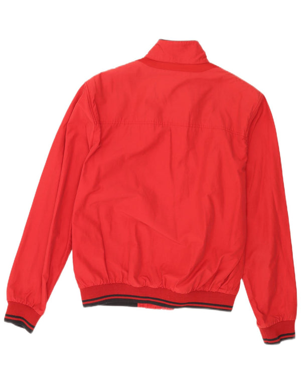 Geox Womens Bomber Jacket UK 42 XL Rød Bomuld
