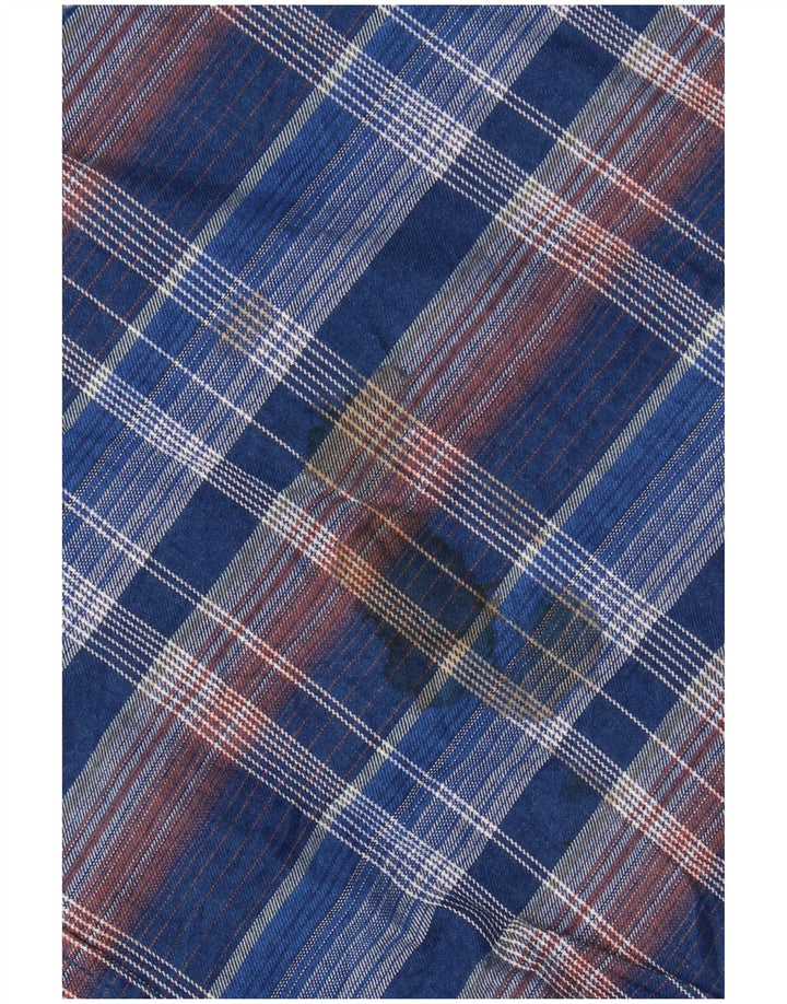 CAMEL ACTIVE Herre Regular Fit kortærmet skjorte 2XL blå ternet