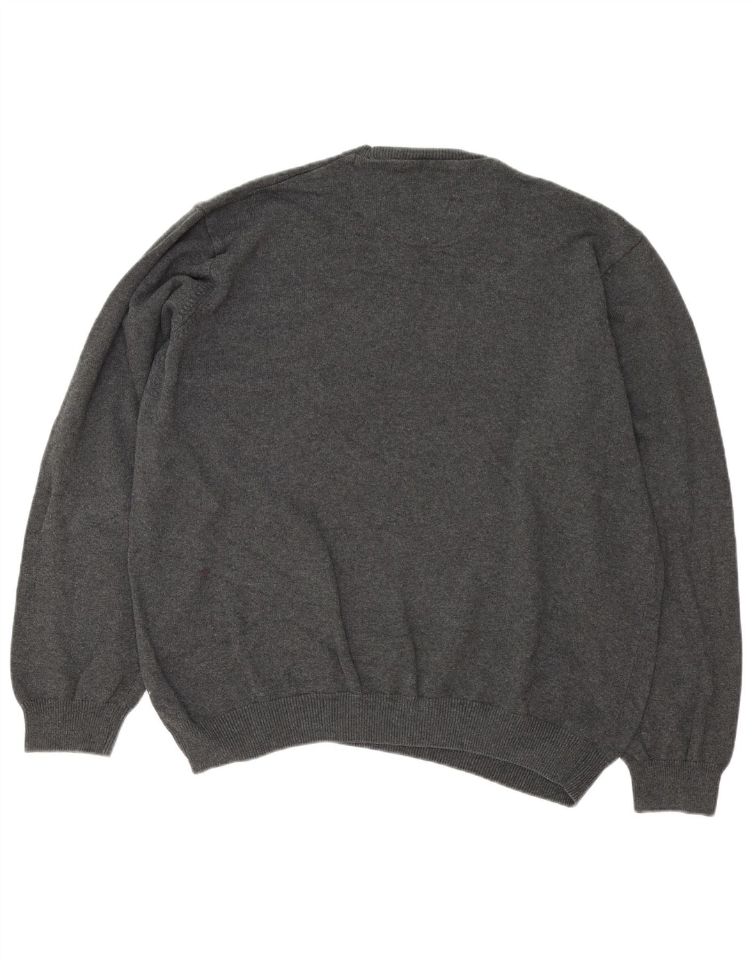 Marks & Spencer Herre Regular Fit Jumper Sweater med rund hals 2XL Grå Bomuld