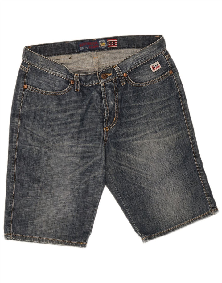 Roy Rogers Dame denim Shorts IT 44 Medium W30 Blå Bomuld