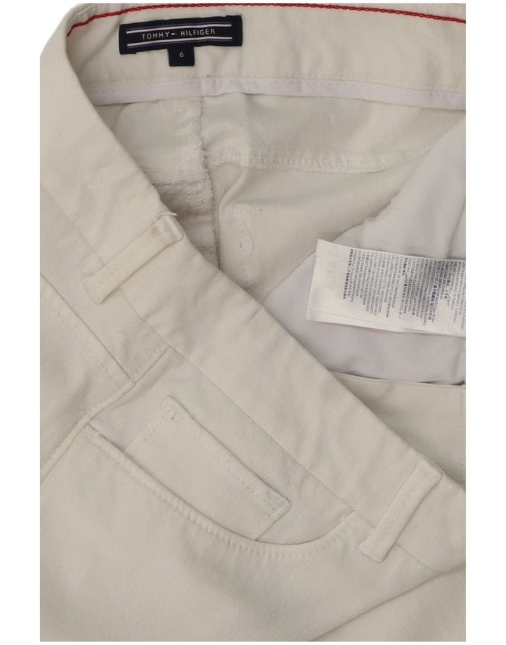 TOMMY HILFIGER Dame Skinny Jeans US 6 Medium W28 L30 Hvid Bomuld
