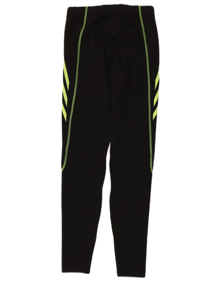 Adidas Womens Climalite Leggings UK 10 Small Black Polyester