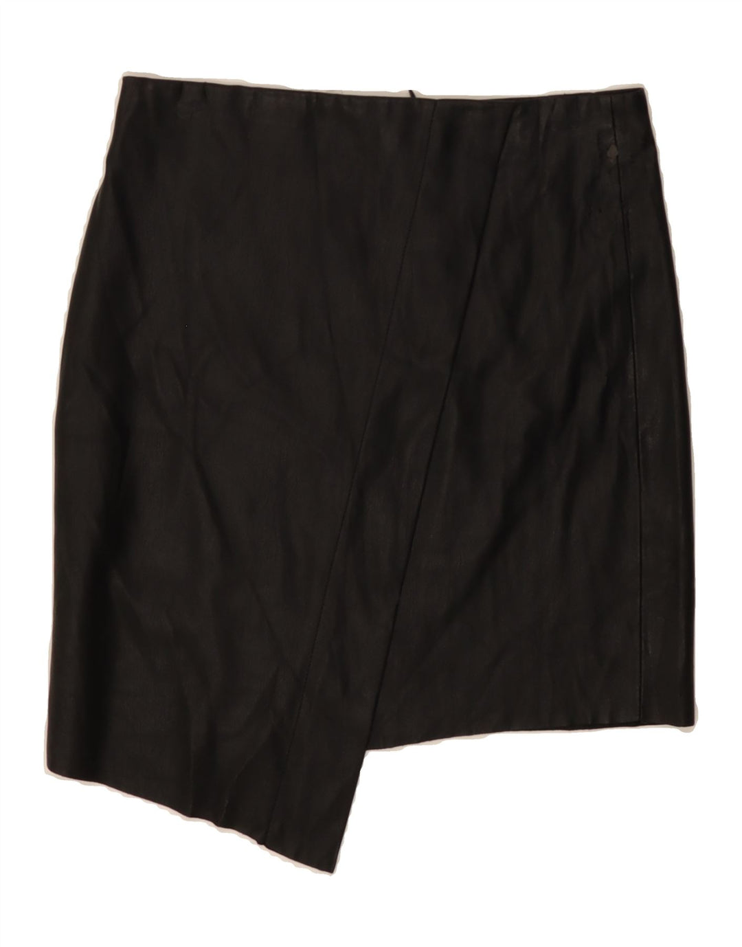ZARA Womens Leather Skirt XS W25  Black Vintage Zara and Second-Hand Zara from Messina Hembry 