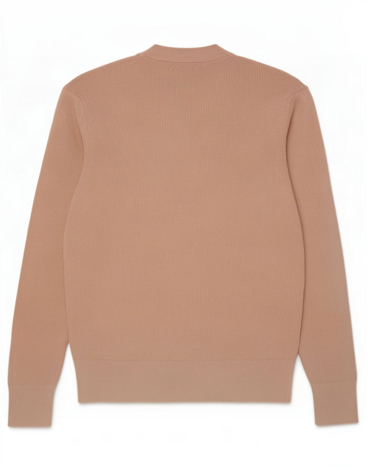 Zara Herre sweater med rund hals, medium beige