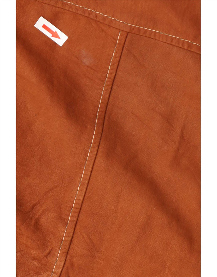 Milestone Herre Læderjakke IT 52 XL Brun