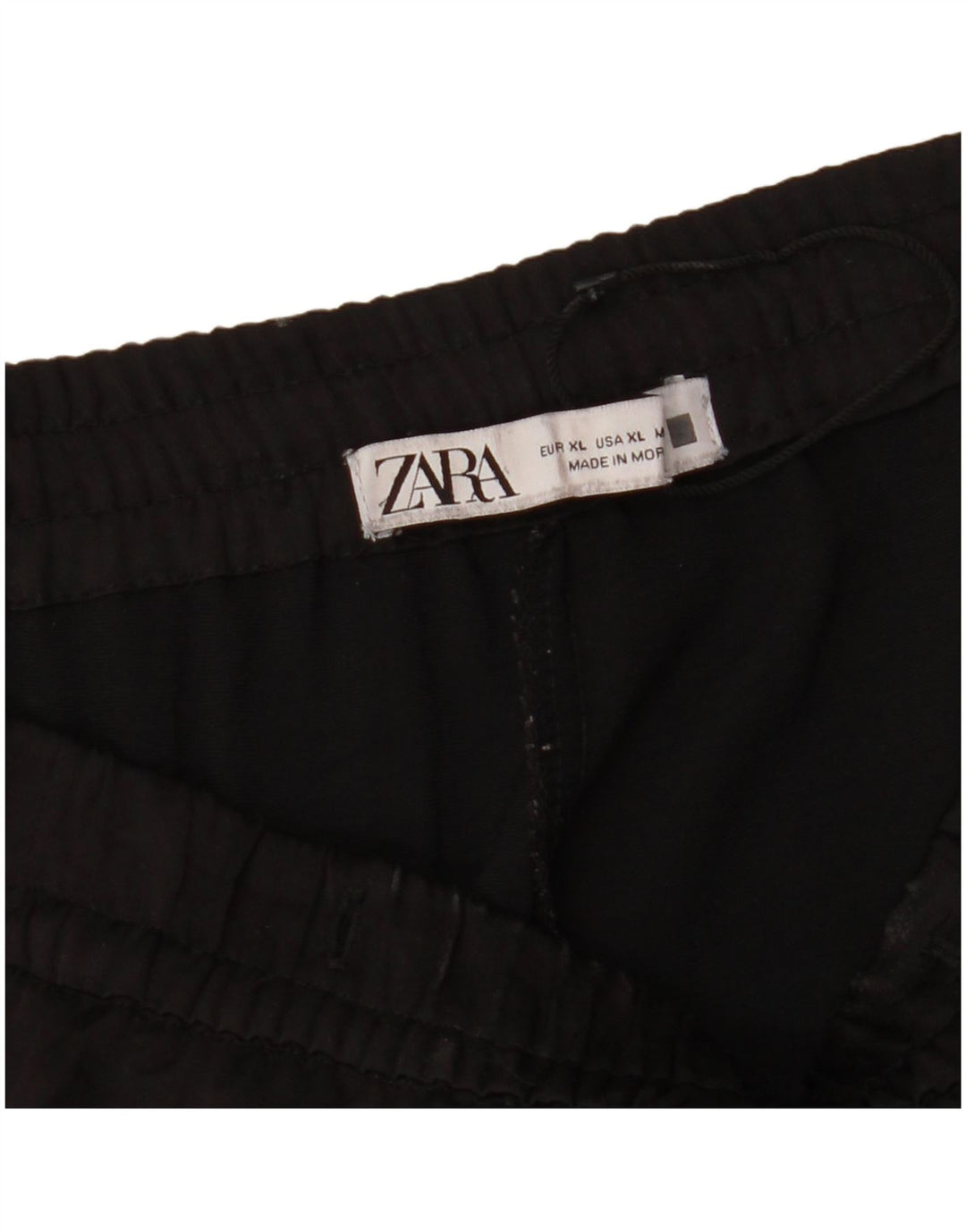 Zara Dame Cargo Træningsdragt Bukser UK 18 XL Sort