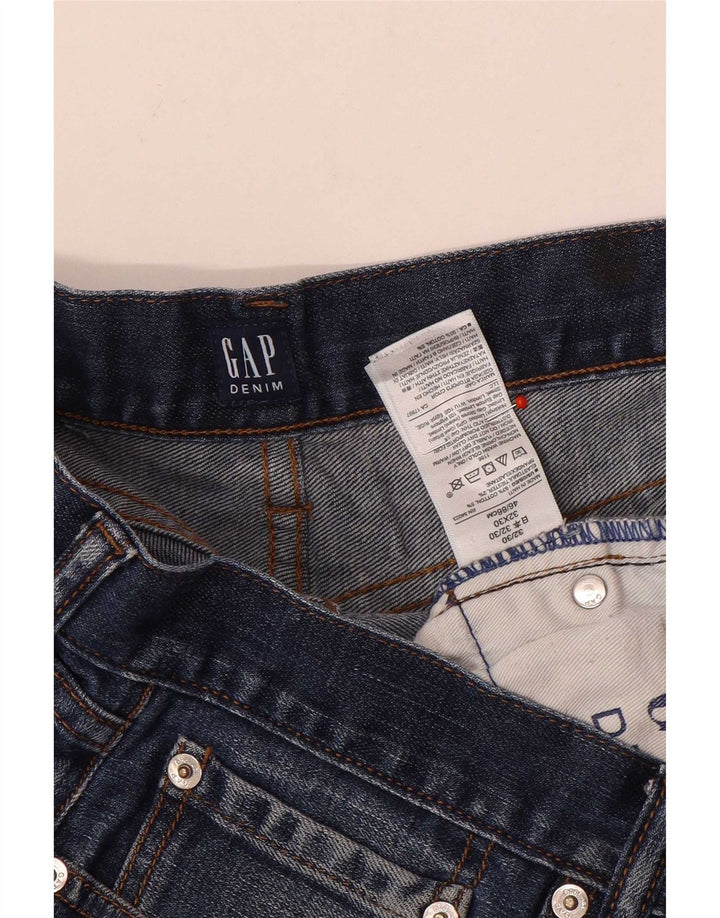 Gap Straight Jeans til mænd W32 L30 Marineblå bomuld