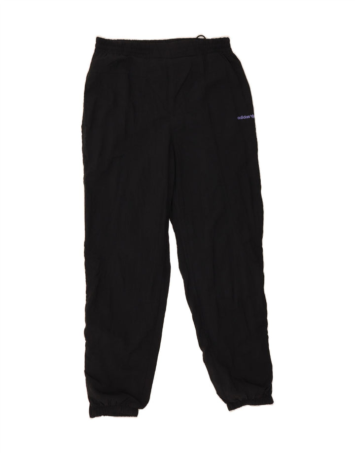 ADIDAS Mens Tracksuit Trousers Joggers Large  Black Polyamide Vintage Adidas and Second-Hand Adidas from Messina Hembry 