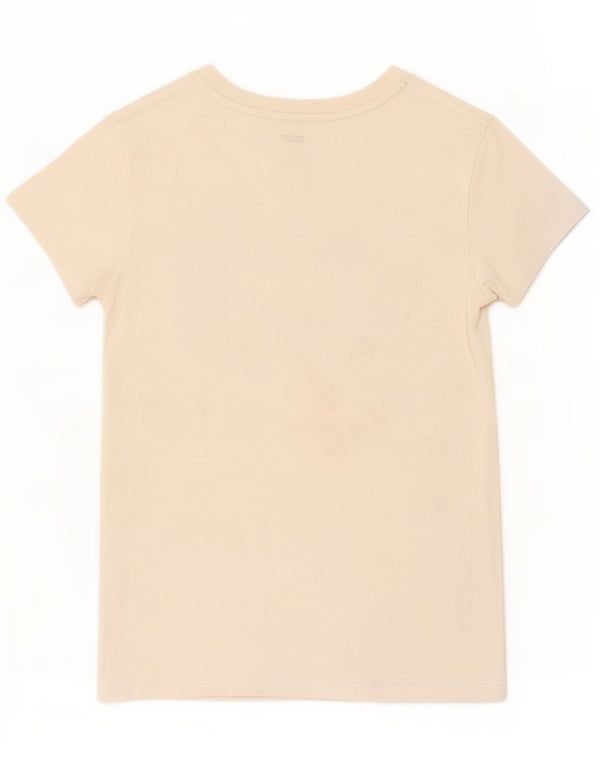 Levi's Womens Graphic T-Shirt Top UK 6 XS White Cotton