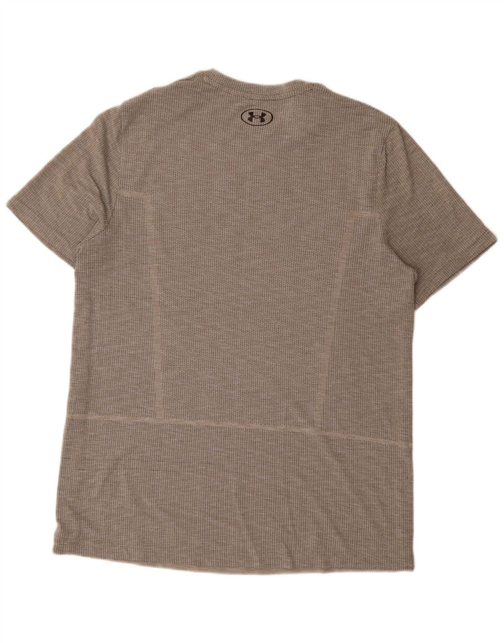 Under Armour Herre T-Shirt Top Stor Grå Flecked