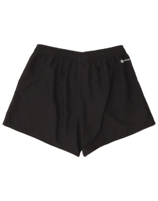 Adidas Herre Aeroready Graphic Sports Shorts Medium Sort Polyester