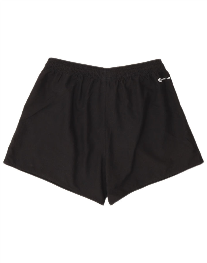 Adidas Herre Aeroready Graphic Sports Shorts Medium Sort Polyester