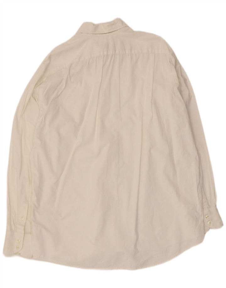 Lacoste Herreskjorte str. 43 Large White Bomuld