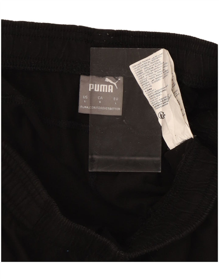 PUMA Herre grafiske sportsshorts store sorte bomuld
