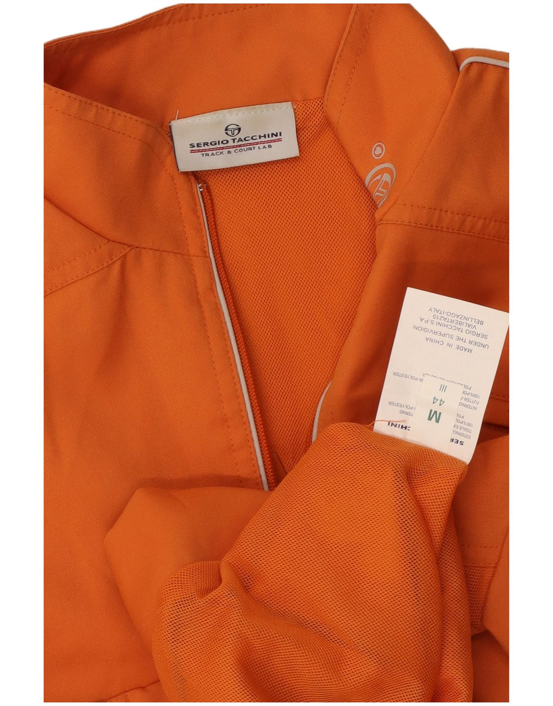 Sergio Tacchini Dame træningsdragt Topjakke IT 44 Medium Orange Polyester