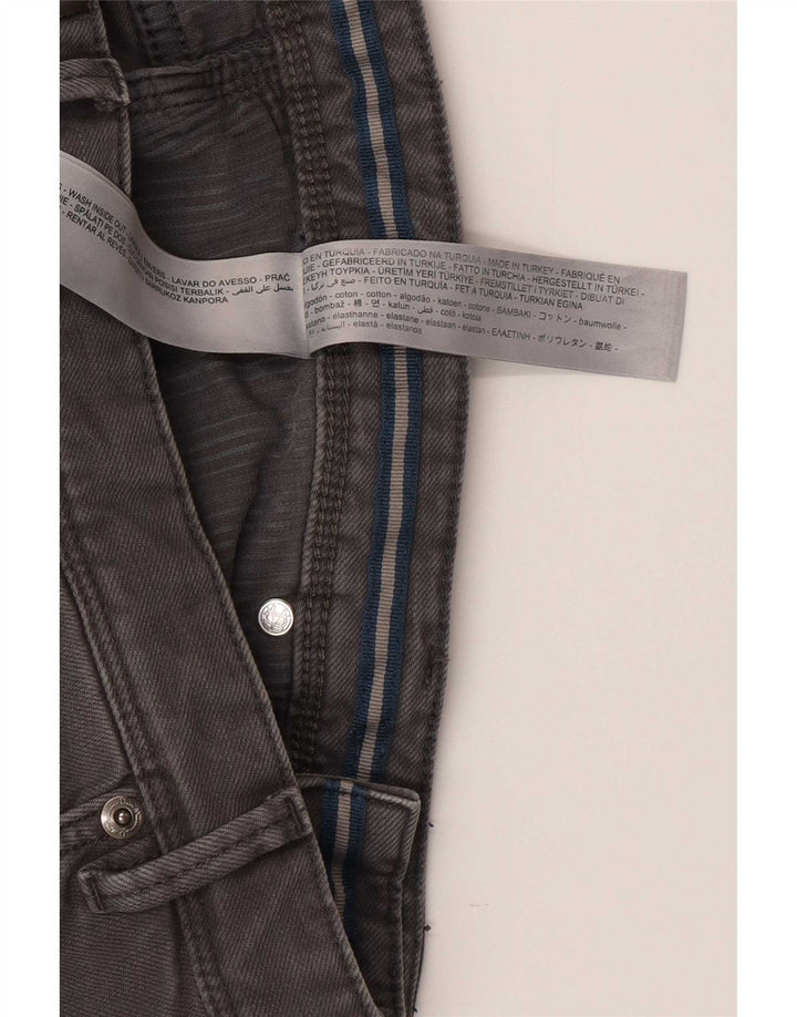 Massimo Dutti Herre Slim Jeans EU 46 XL W36 L32 Grå Bomuld