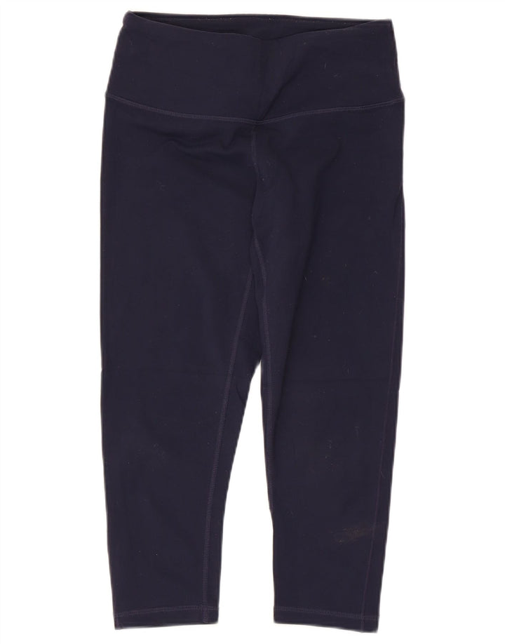 PRANA Capri Leggings til kvinder UK 8 Small Navy Blue