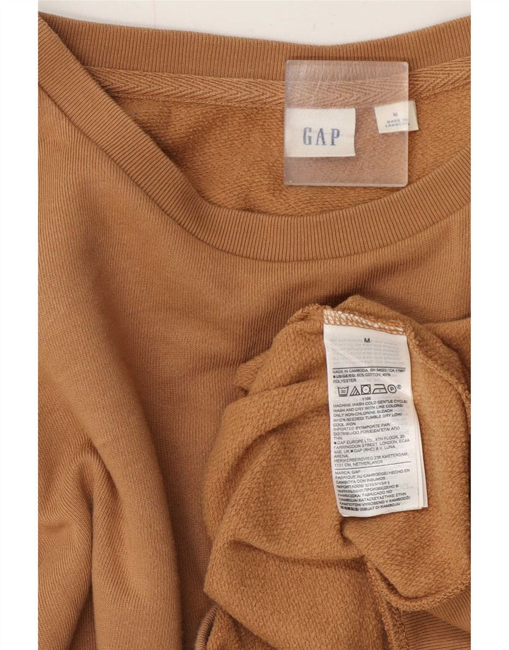 Gap Dame Sweatshirt Jumper UK 14 Medium Beige Bomuld