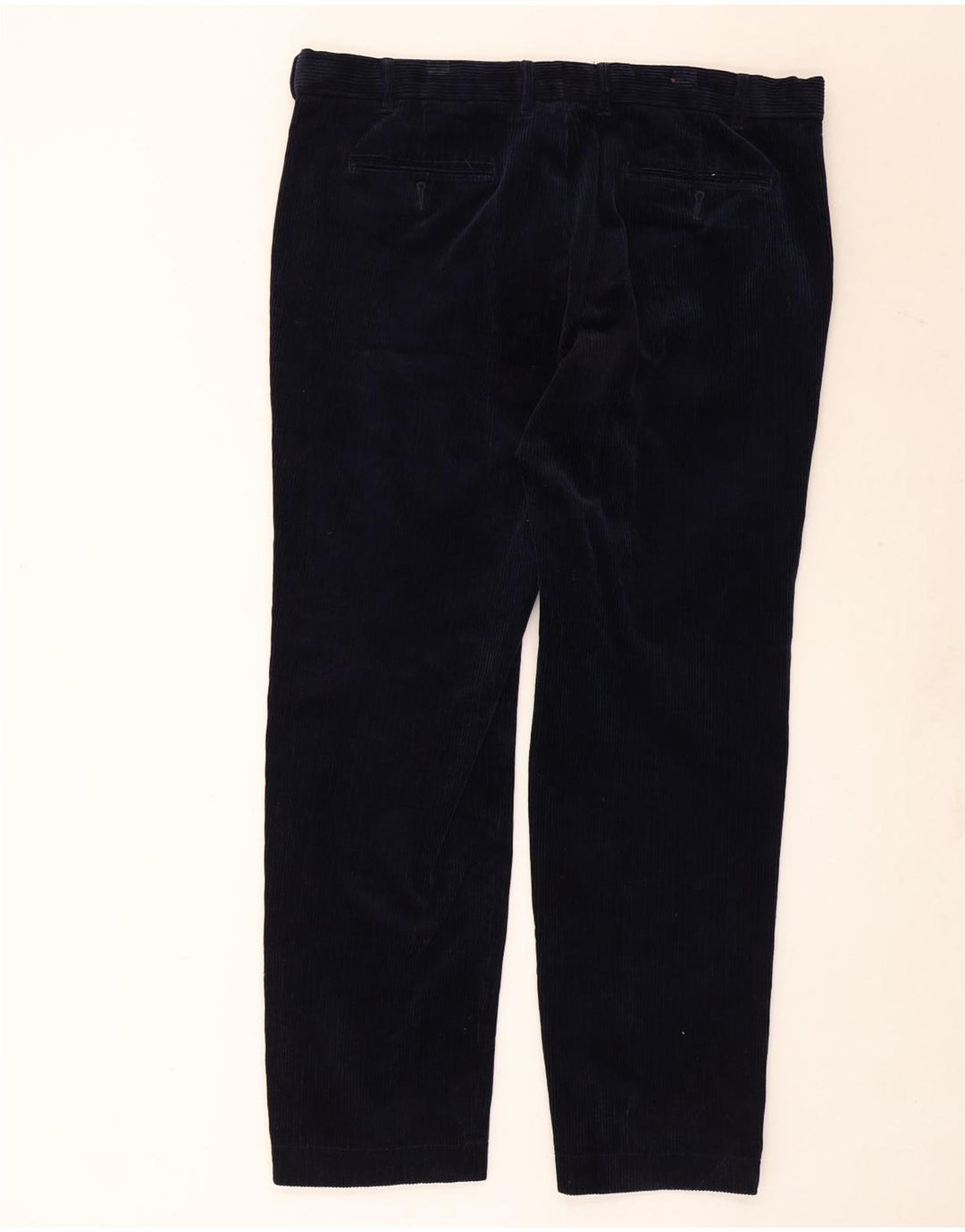 MARKS & SPENCER Herre Regular Fit Corduroy Bukser W40 L33 Marineblå