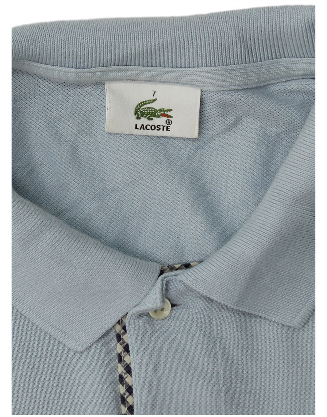 Lacoste Herre Polo Shirt Str. 7 2XL Blå Bomuld