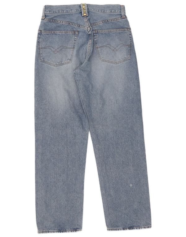 Replay Dame 901 Højtaljet tilspidsede Jeans W31 L29 Blå Bomuld
