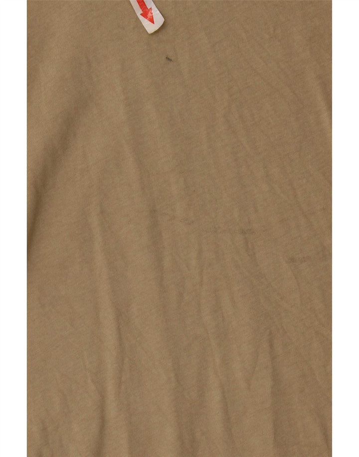Nike T-shirt top mellembeige bomuld til mænd