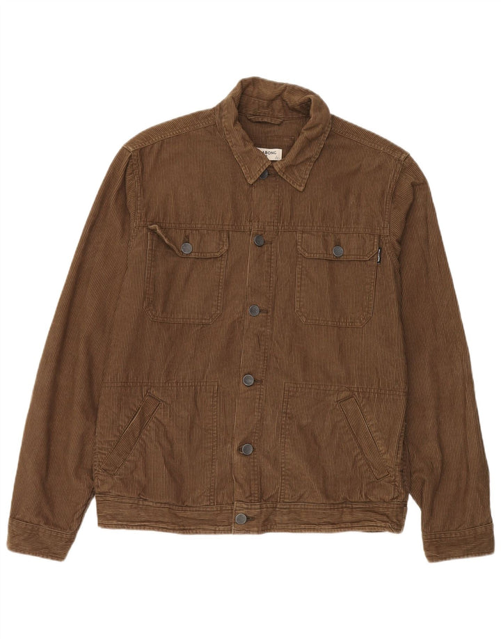 Billabong Herre Corduroy Jacket UK 40 Large Brown