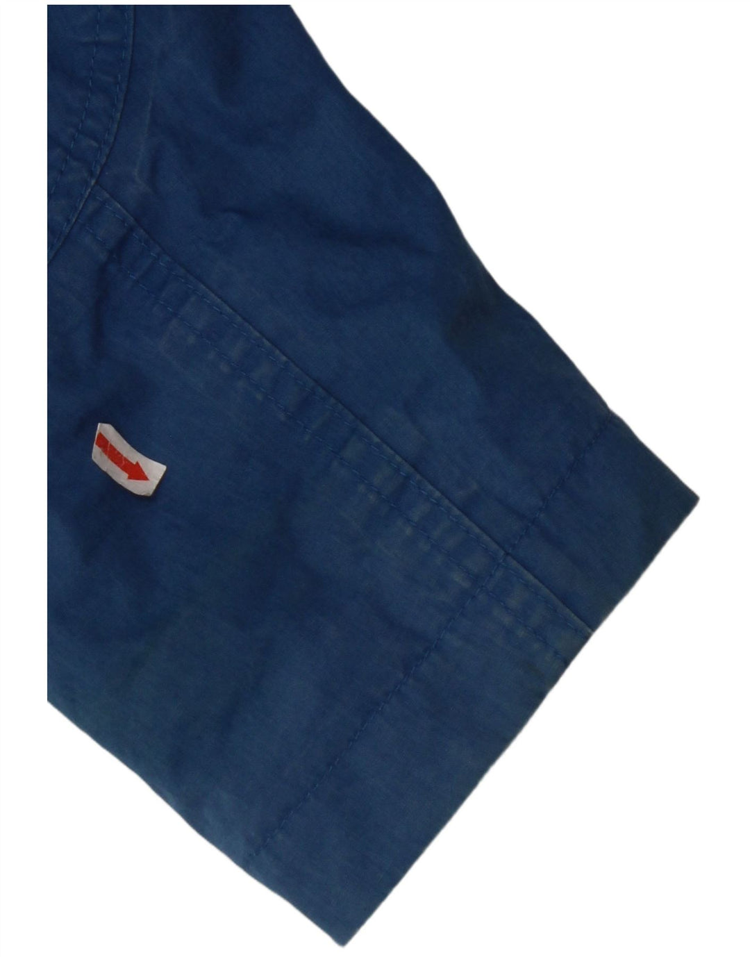 TIMBERLAND Vindjakke med hætte til mænd UK 36 Lille blå polyester