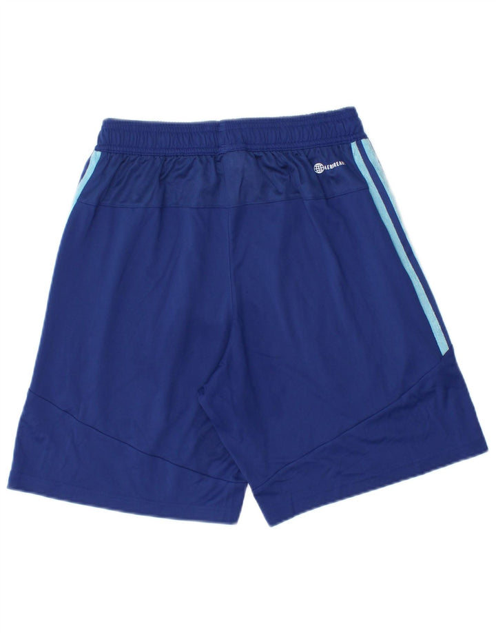 ADIDAS Mens Aeroready Regular Sport Shorts Small  Navy Blue Polyester