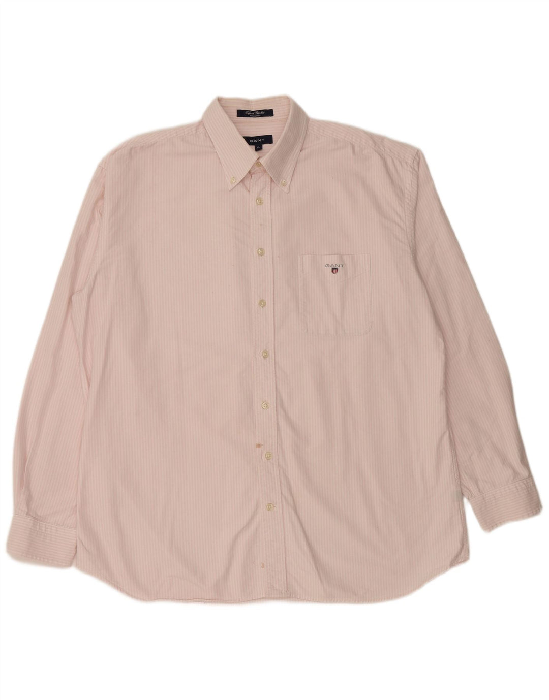 GANT Herre Regular Fit skjorte XL Pink nålestribet bomuld