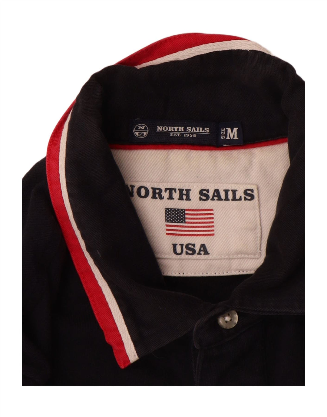 North Sails Herre langærmet poloshirt Medium Navyblå Bomuld