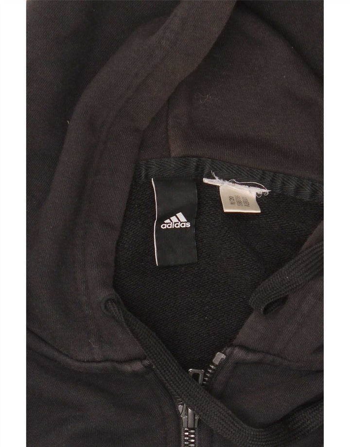 Adidas Hættetrøje med lynlås til mænd mellem sort