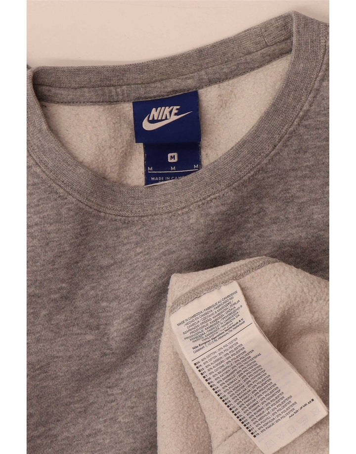 Nike sweatshirt til mænd mellem grå bomuld