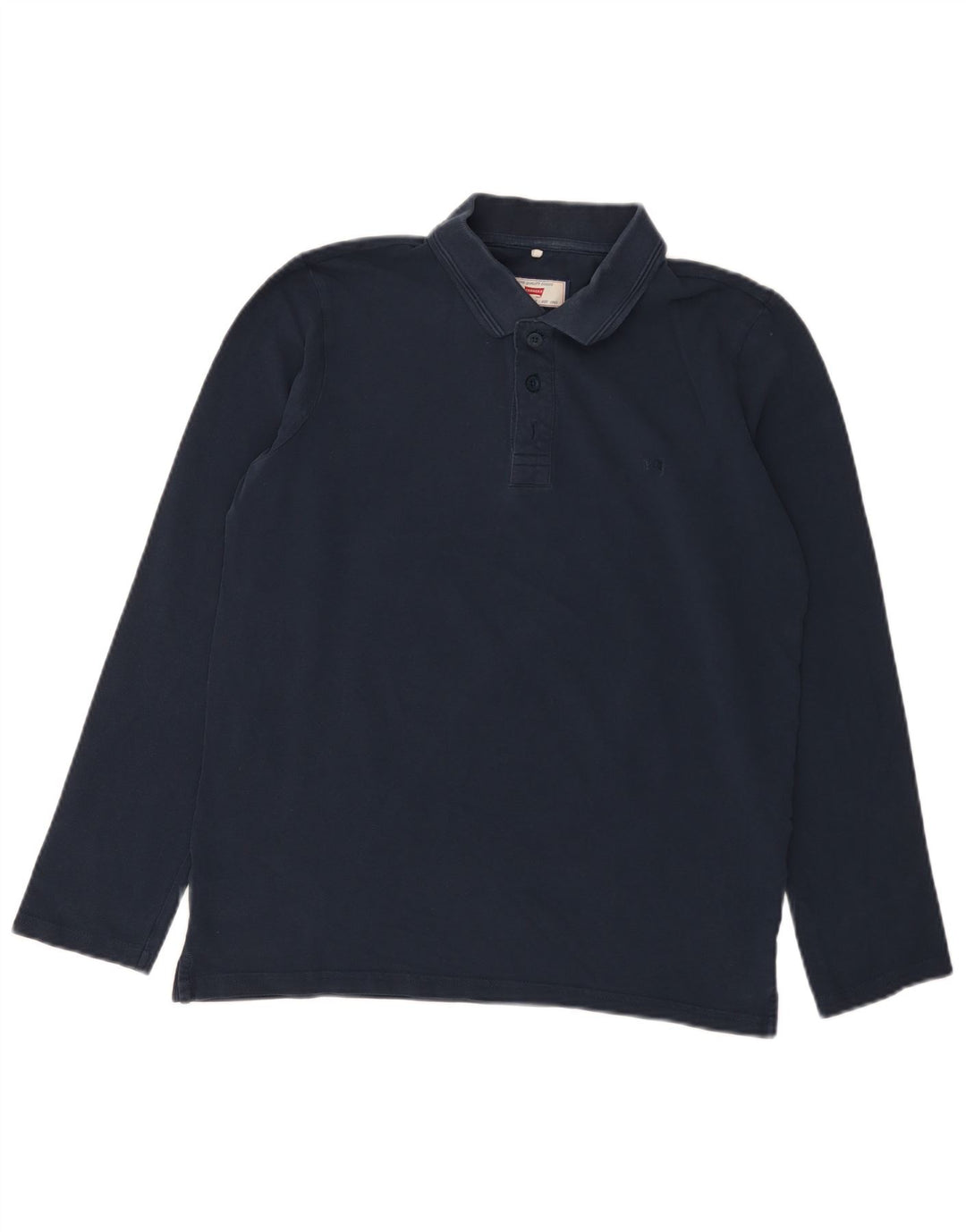 Carrera Langærmet Regular Polo Shirt Medium Marineblå Bomuld