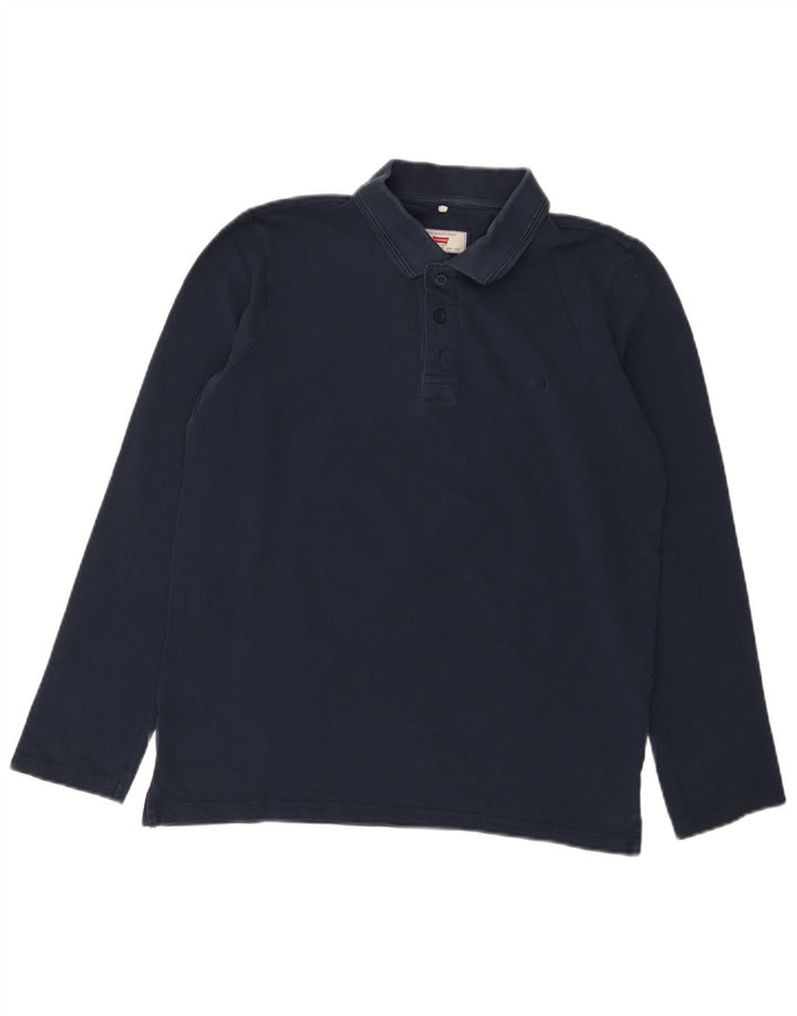 Carrera Langærmet Regular Polo Shirt Medium Marineblå Bomuld