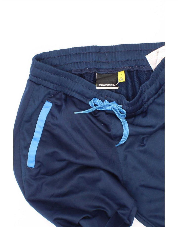 Diadora Boys Træningsdragt Bukser Joggers 9-10 år Navy Blue Polyester