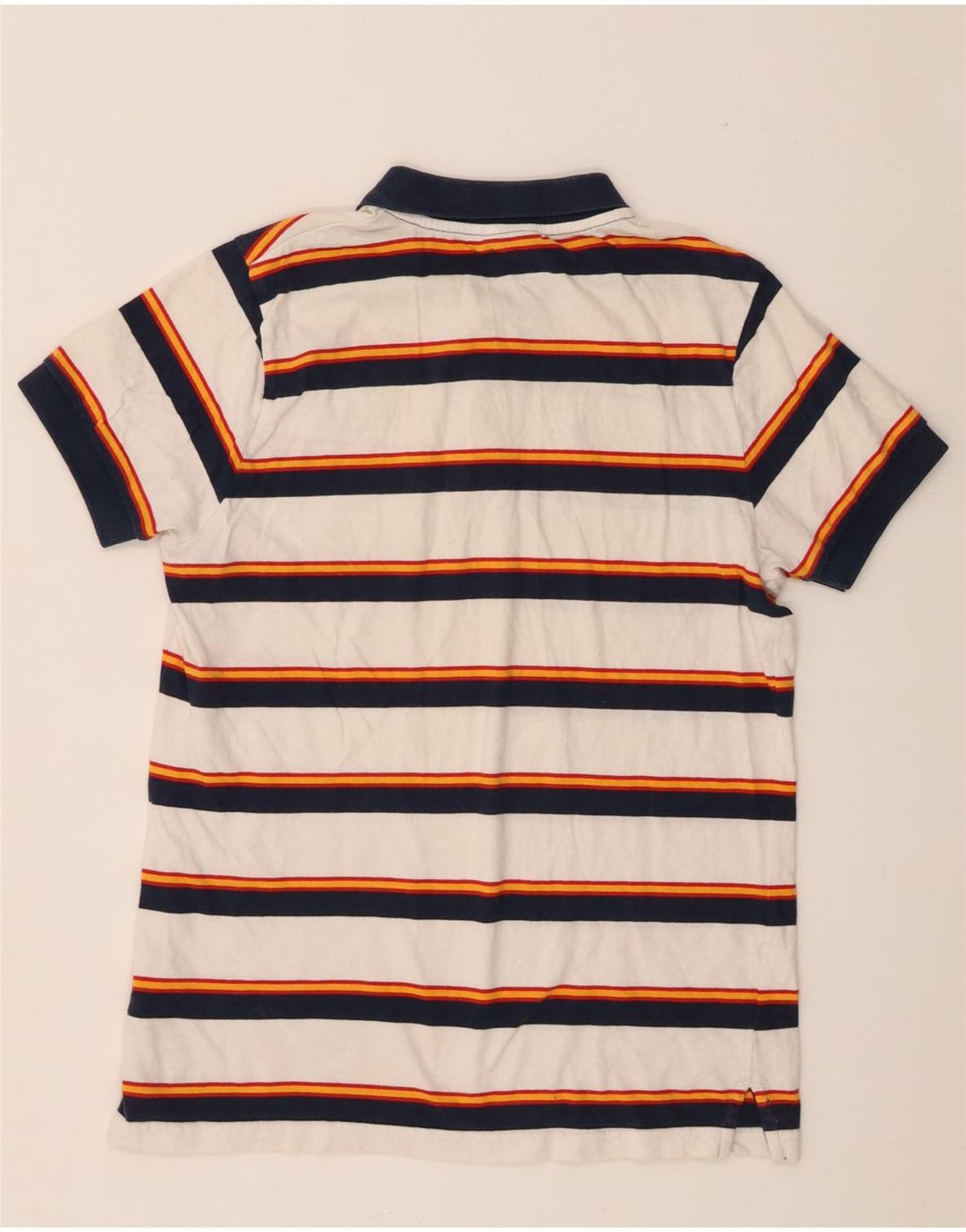Ellesse Herre Polo Shirt Lille hvid stribet bomuld
