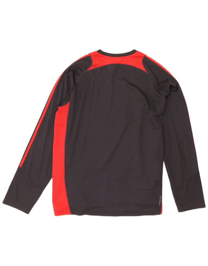 Adidas Herre Top Langærmet XL Grå Colourblock Polyester