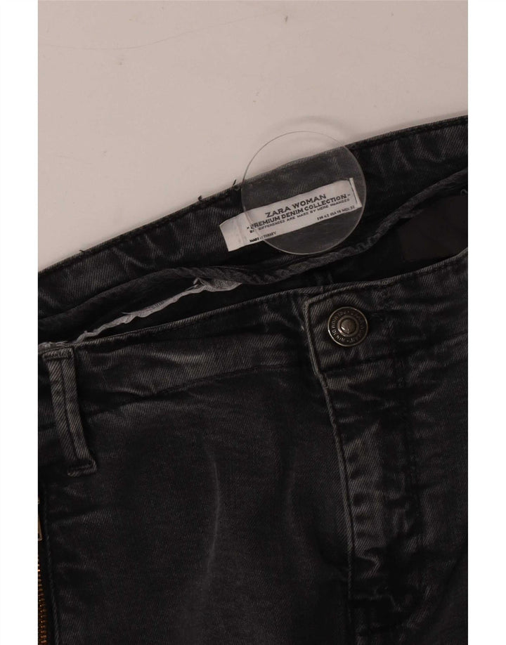 Zara Dame Cargo Slim Jeans EU 42 Large W32 L28 Grå