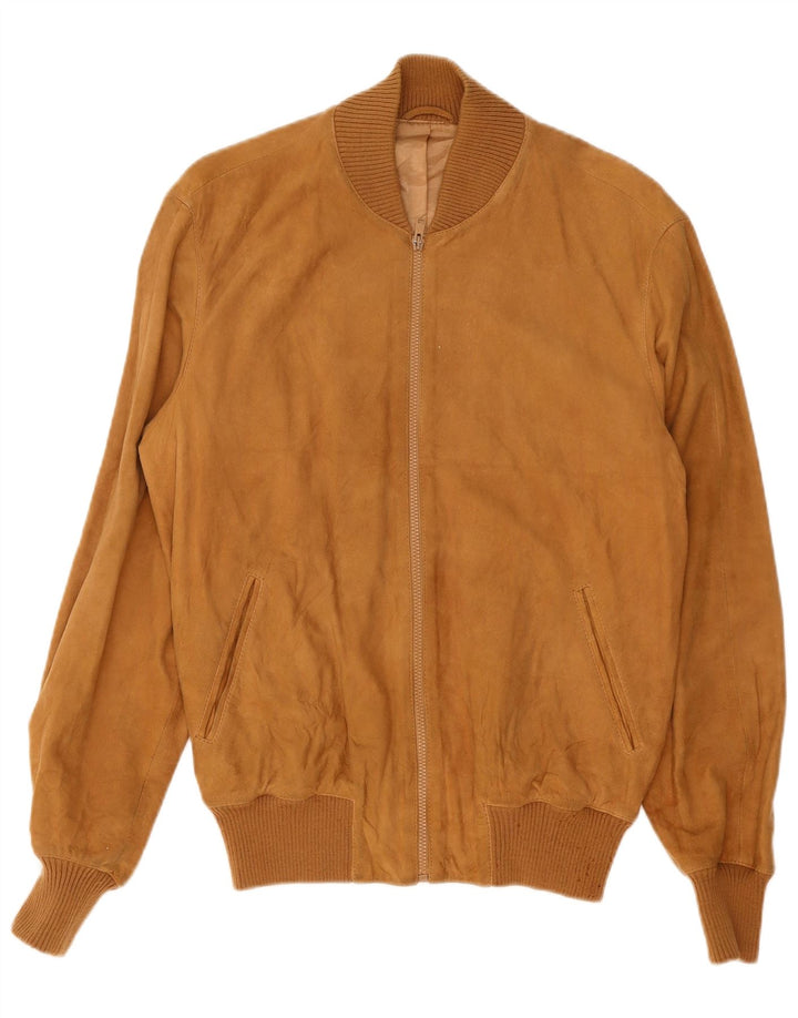 Arpel Herre Ruskind Bomber Jacket IT 52 XL Brunt Læder