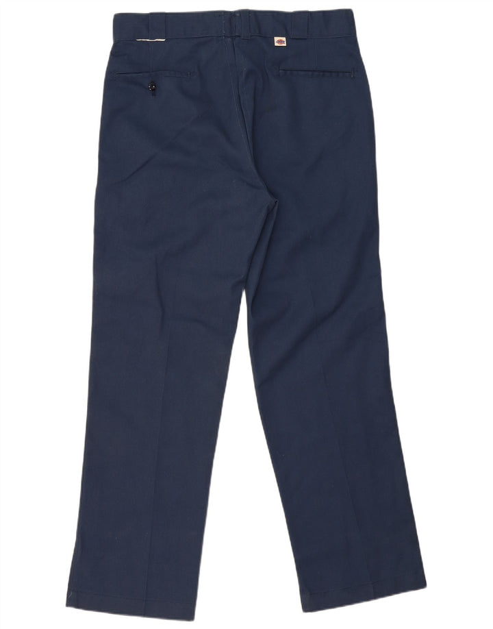 Dickies Straight Chino-bukser til mænd W34 L31 Marineblå polyester