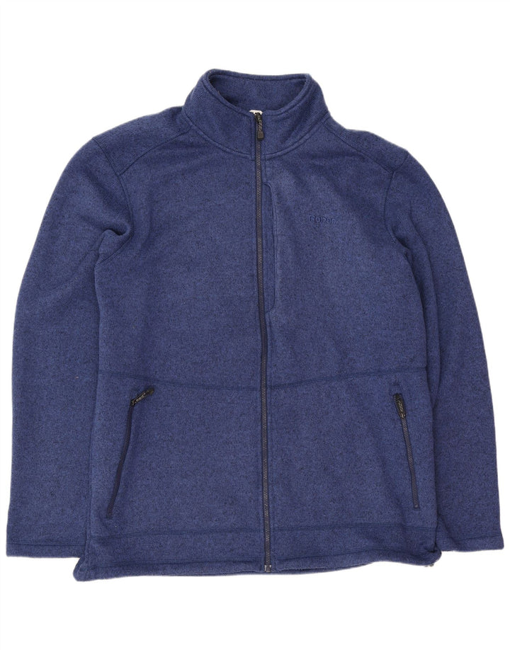 Rohan Herre Regular Fit træningsdragt Topjakke Large Blue Flecked Sports