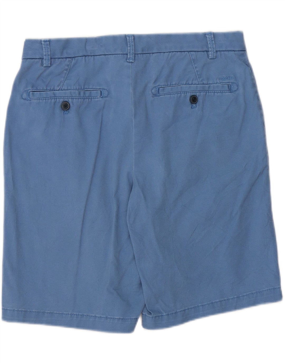 IZOD Mens Salt Water Chino Shorts W30 Medium  Blue Cotton Vintage Izod and Second-Hand Izod from Messina Hembry 