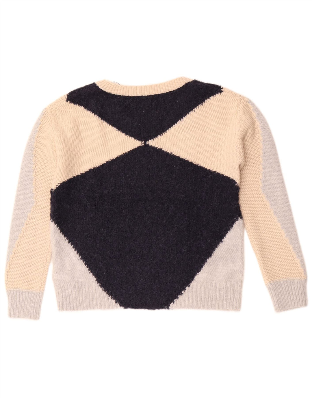Massimo Dutti Dame Boat Neck Jumper Sweater UK 10 Small Multicolored