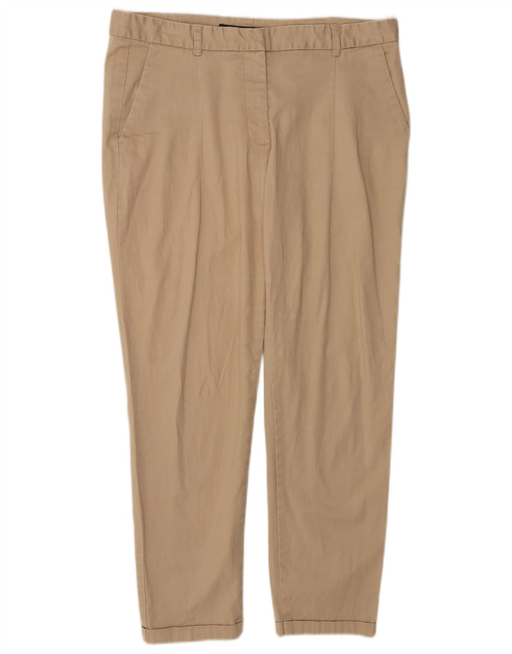 Zara Dame Slim Chino Bukser EU 40 Medium W30 L25 Beige