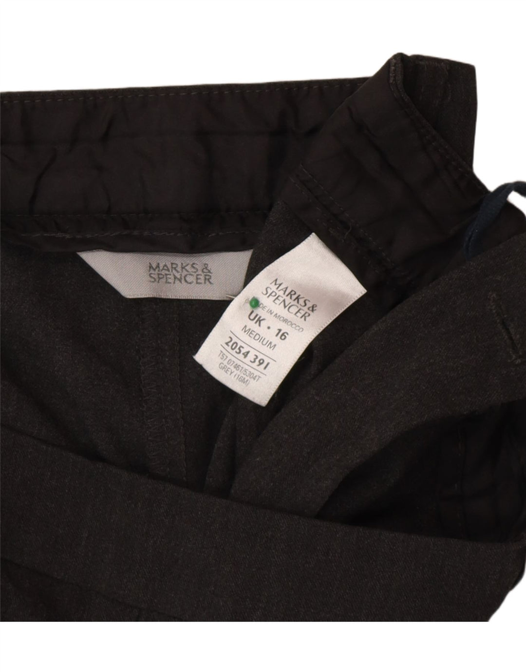 Marks & Spencer Dame Bootcut Casual Bukser UK 16 Large W34 L30 Grå